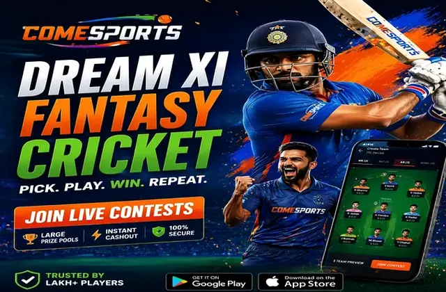 Come (Come App) fantasy cricket & matchday visual 1